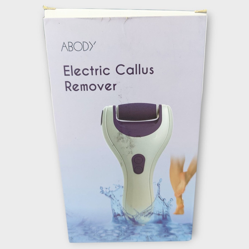 New in Box ABODY Electric Callus Remover with 3 different Rollers 2-Speed
